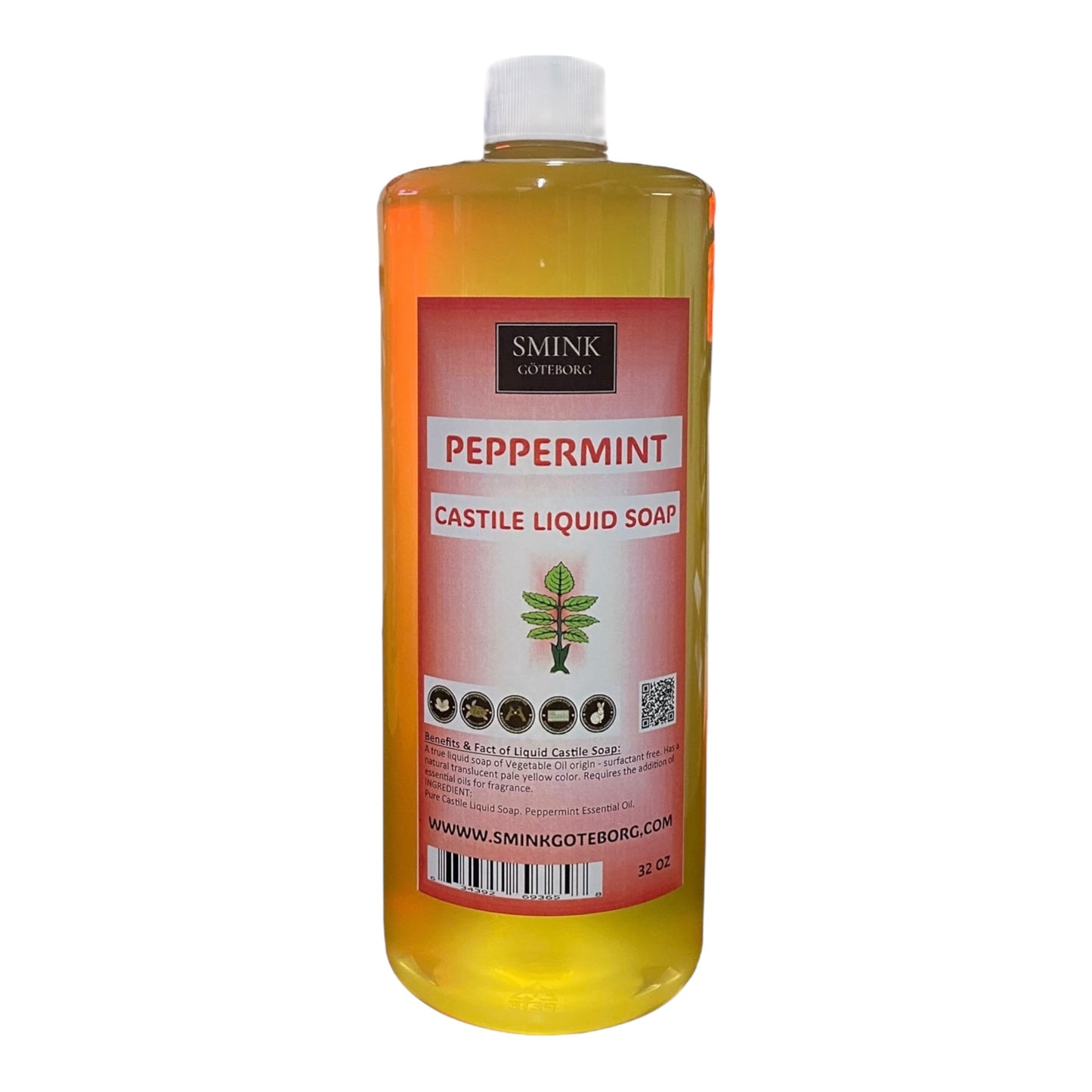 Castile Peppermint Liquid Soap