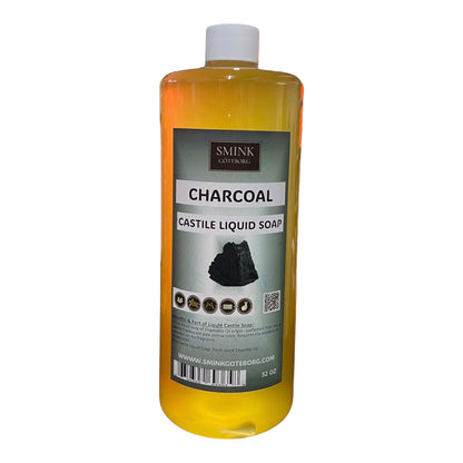 Castile Wood Charcoal Liquid Soap